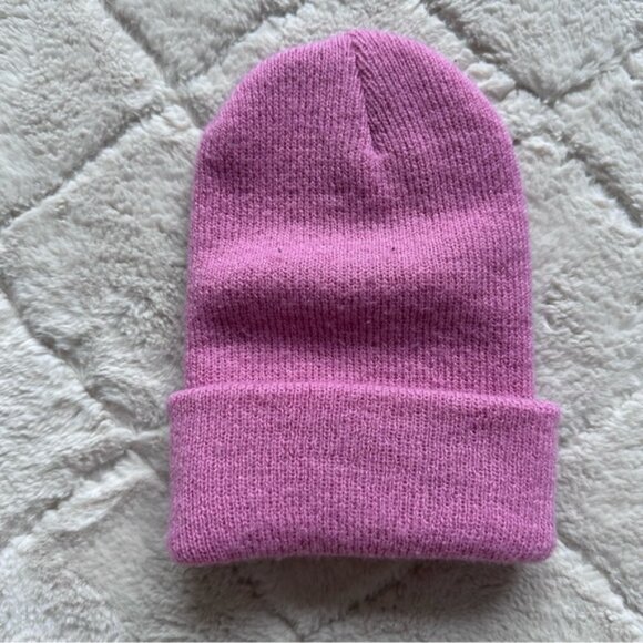 Carhartt | Pink Beanie Foldover Beanie Hat | Size Toddler - Picture 5 of 7